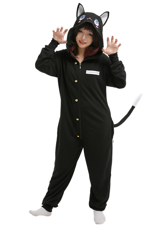 Adult black cat onesie Free porn of young women
