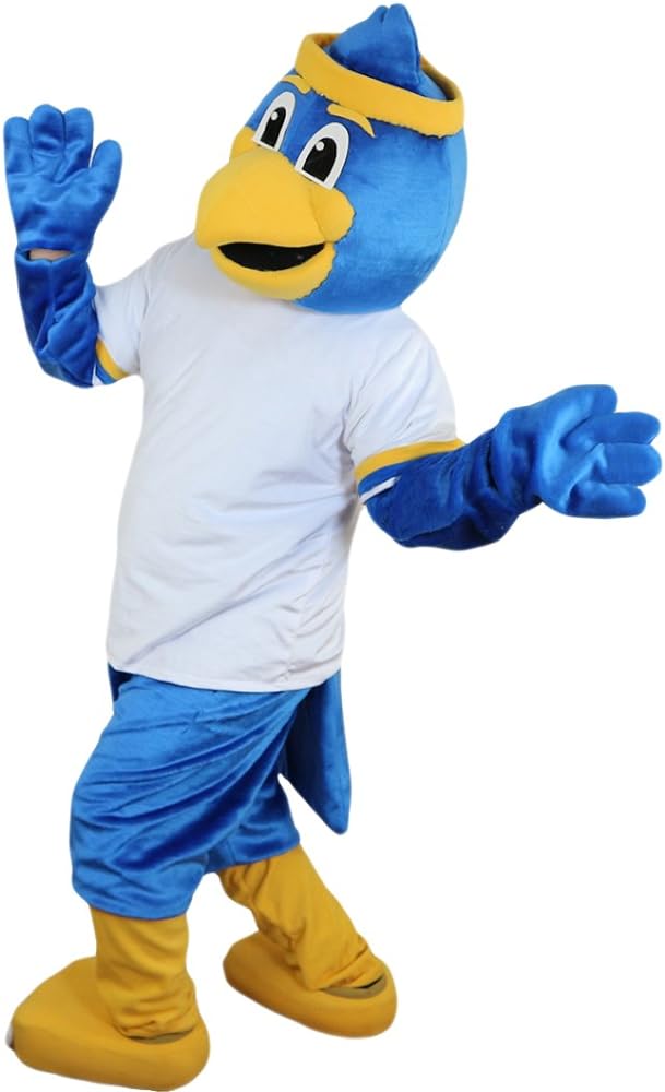 Adult blue bird costume Soogsx creampie