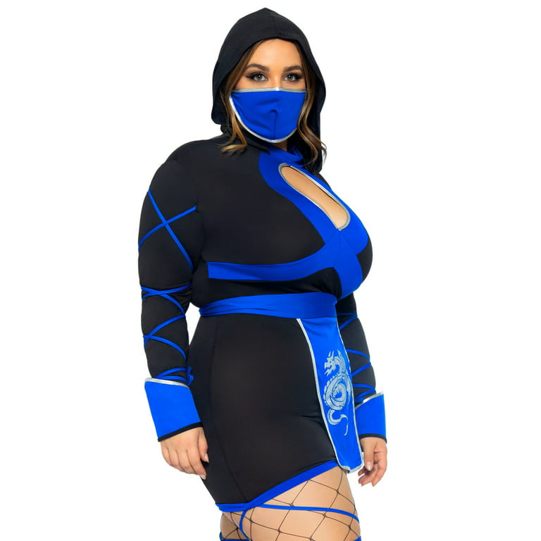 Adult blue ninja costume Adult airplane costume