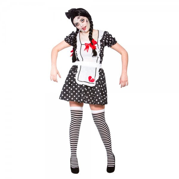 Adult broken doll costume Russell adult costume