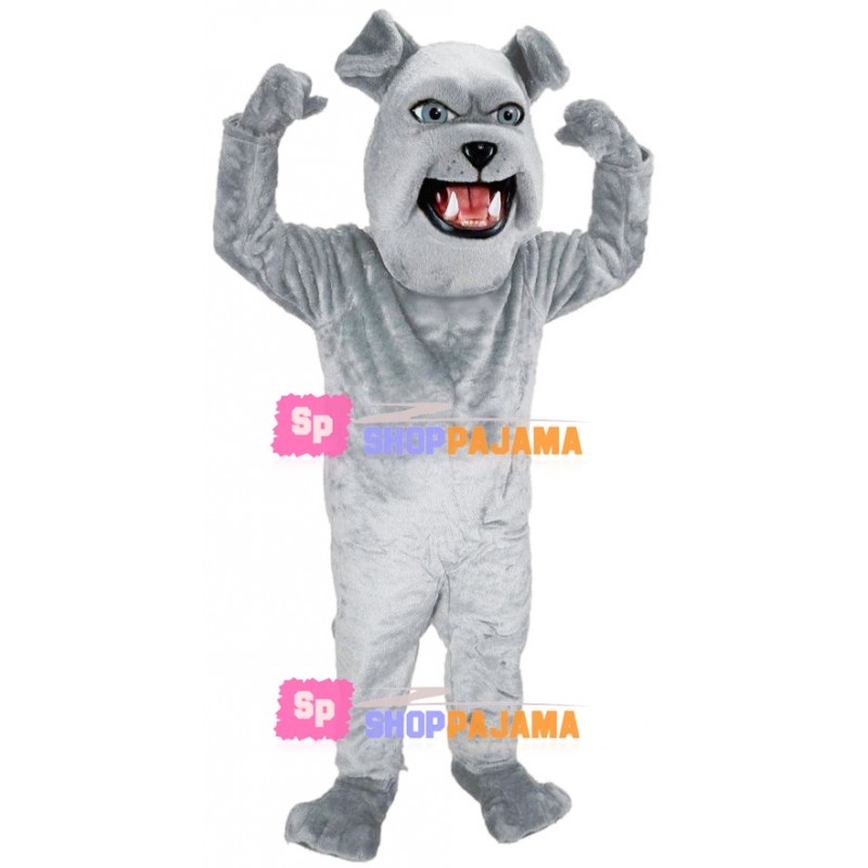 Adult bulldog costume Slow and sexy porn