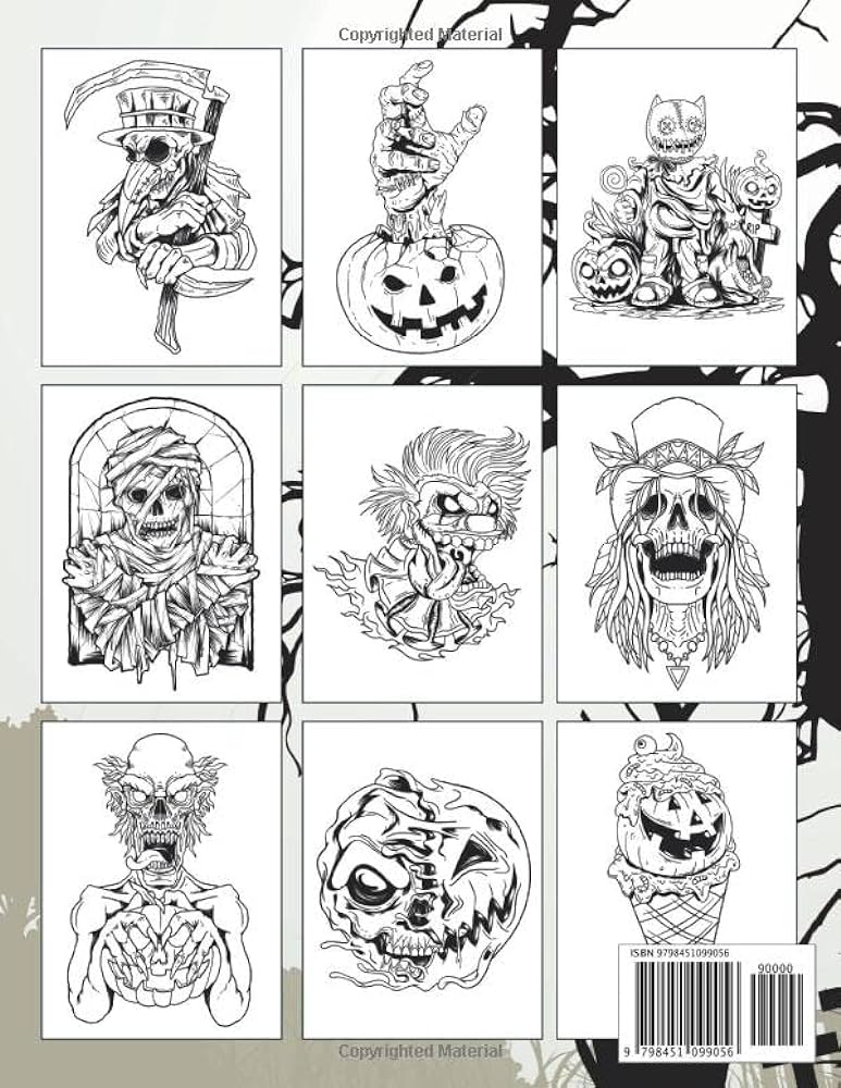 Adult coloring book halloween Sosobabeey porn