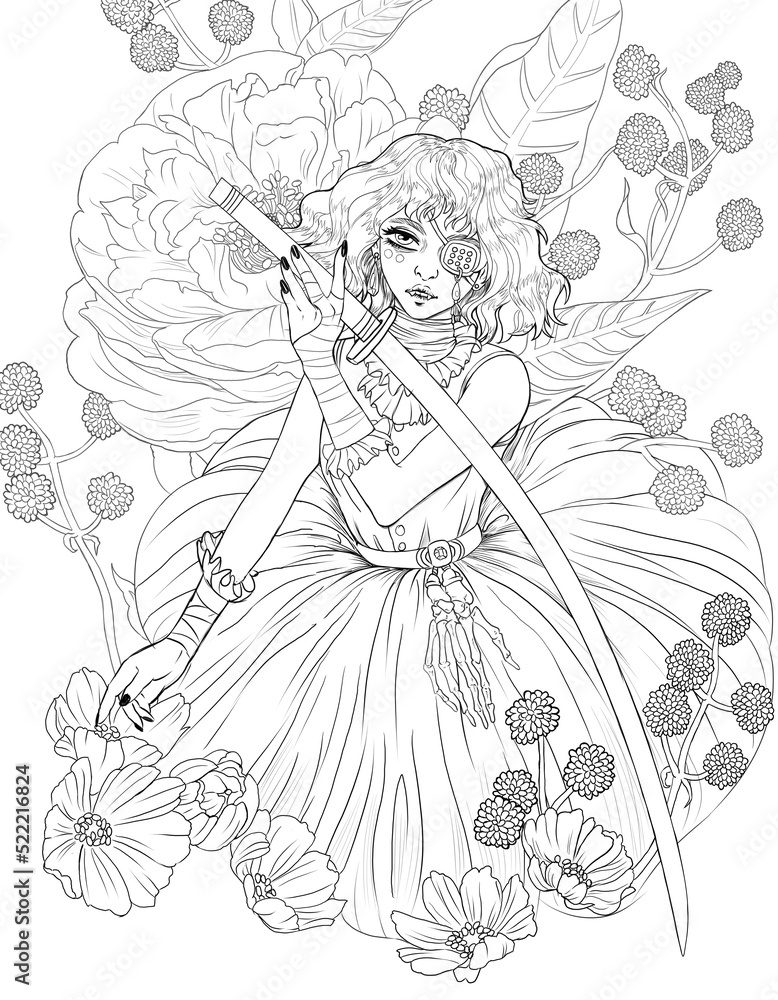 Adult coloring pages anime Adult speed flex