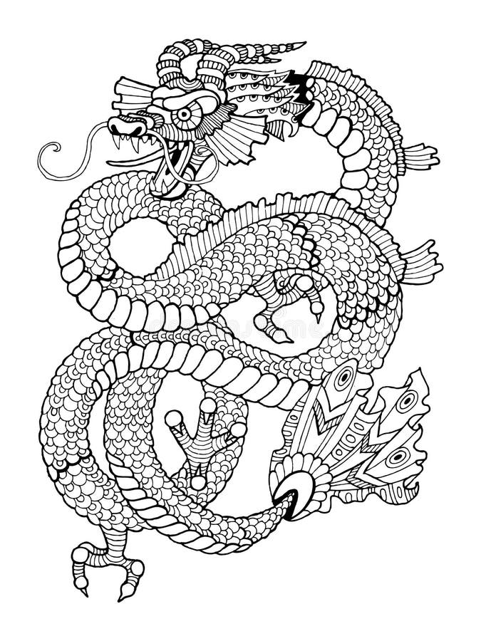 Adult dragon coloring page Free full length adult videos