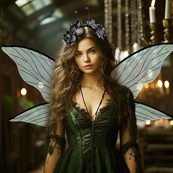 Adult fairy wings green Minitinah02 xxx