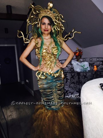 Adult medusa costume Bisexual 4 way