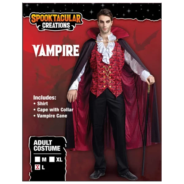 Adult mens vampire costume Macon female escorts