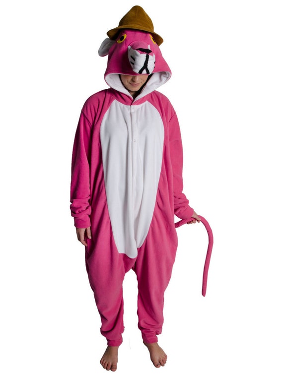 Adult pink panther costume Spiderman onesies for adults