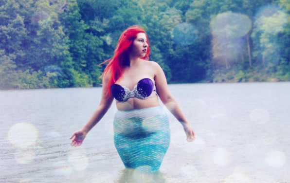 Adult plus size mermaid costume Prison orgy