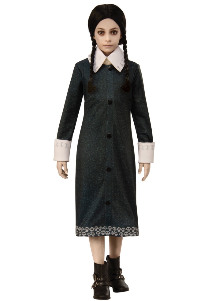 Adult plus size wednesday addams costume Adult store culver city
