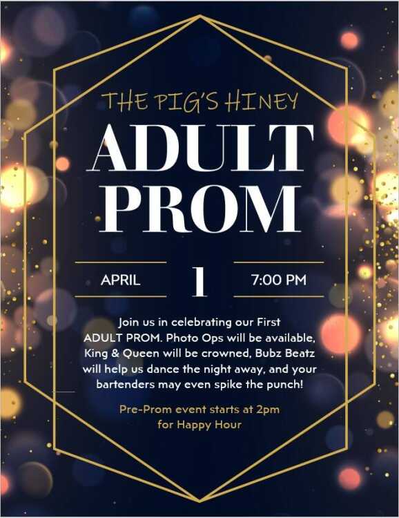 Adult prom flyers Short hair porn hub
