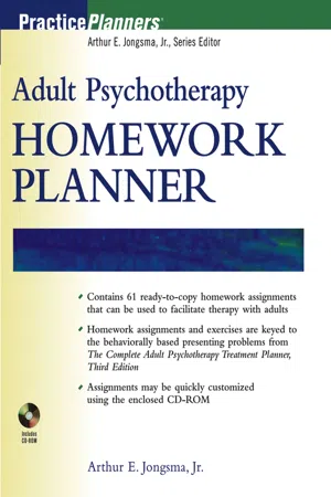 Adult psychotherapy homework planner pdf Jake sully avatar porn