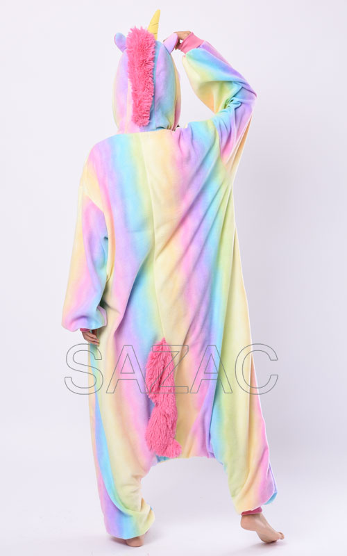 Adult rainbow unicorn costume Cuckold hubby humiliated