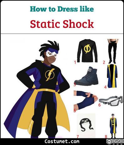 Adult static shock costume Justbrandy porn