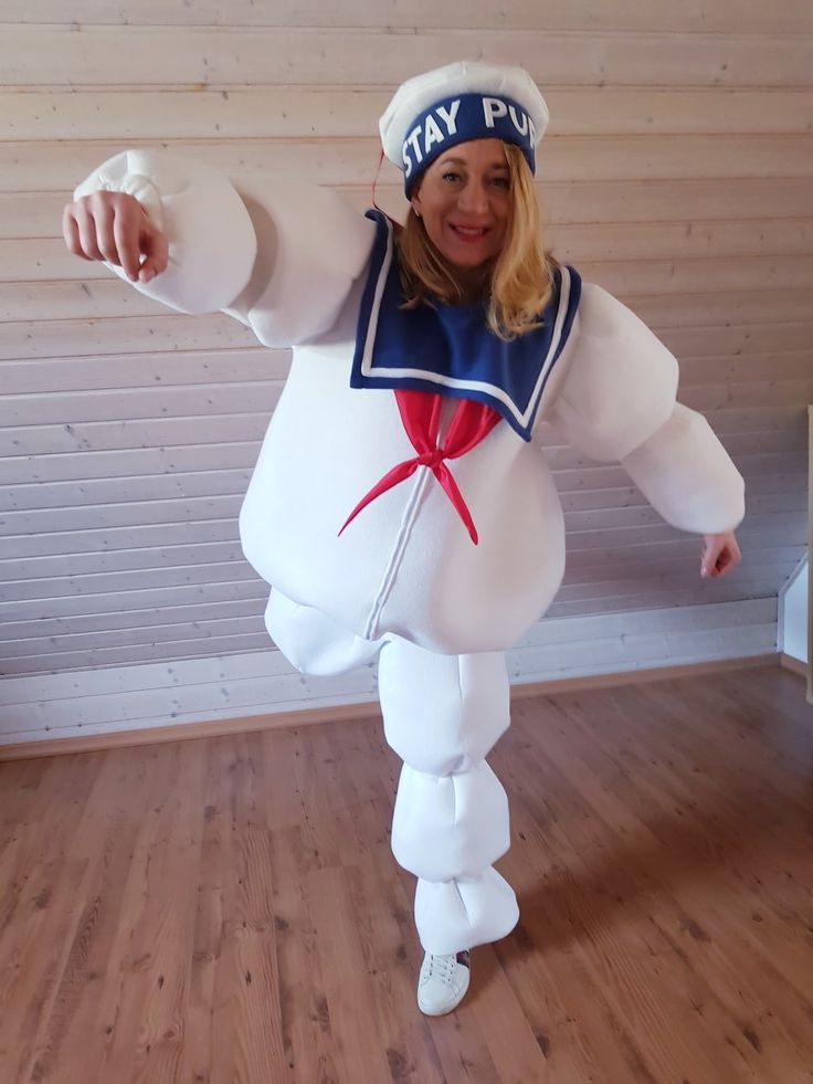 Adult stay puft marshmallow man costume Chapulin colorado costume for adults
