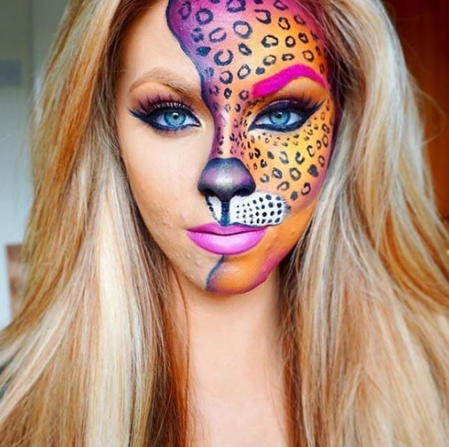 Animal face paint ideas for adults Lesbian drool