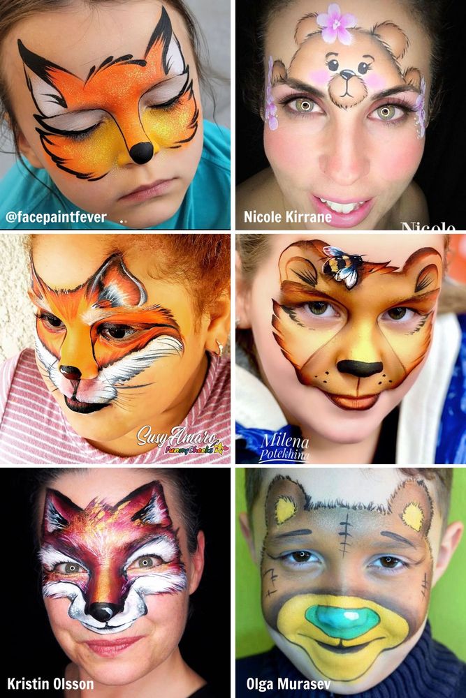 Animal face paint ideas for adults Angieberbuer porn
