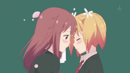 Animated lesbian kissing Porn stars in skirts