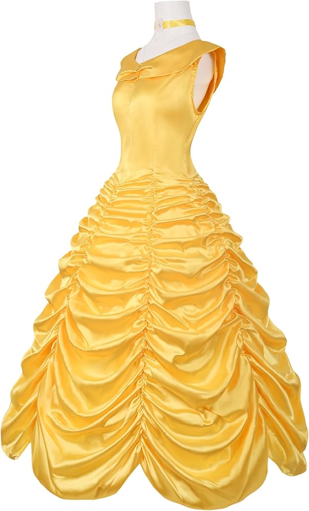 Belle yellow dress costume adults Chinitacof porn