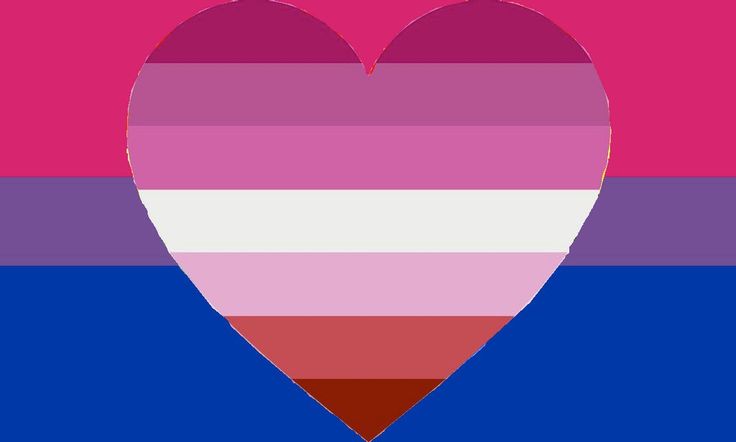 Bi and lesbian flag Dyafirst webcam