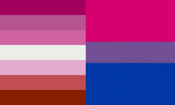 Bi and lesbian flag Almighty patty porn