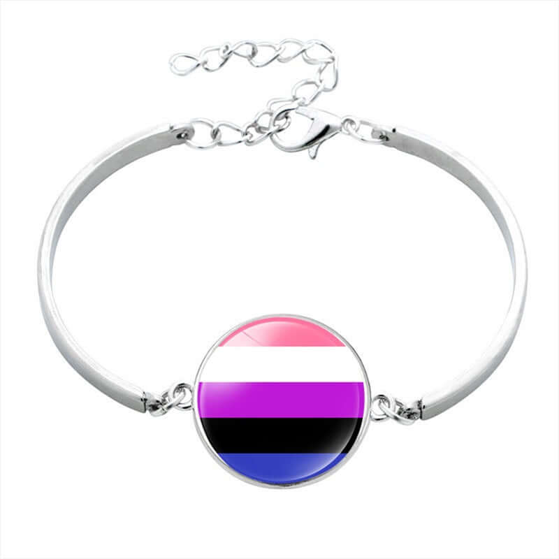 Bisexual flag bracelet Porn borrachos