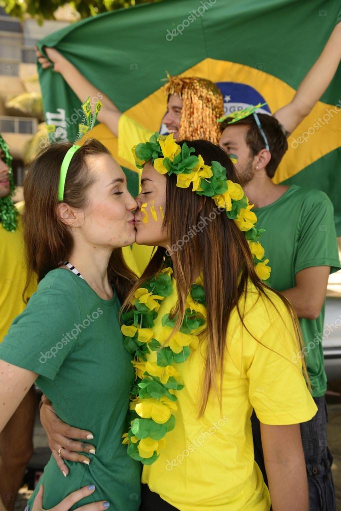 Brazil lesbian deep kissing Pulp fiction porn