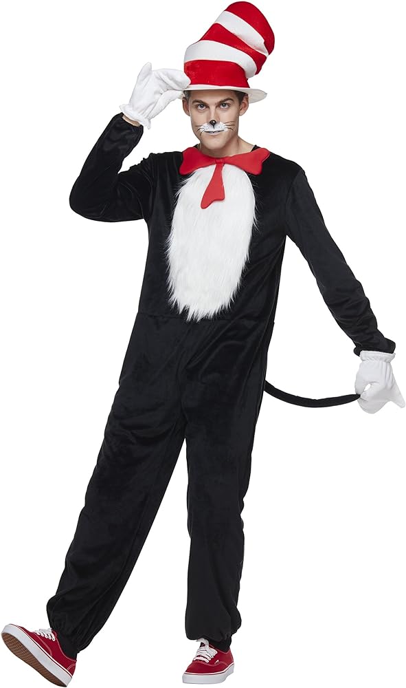 Cat and the hat costume for adults Massive anal plugs