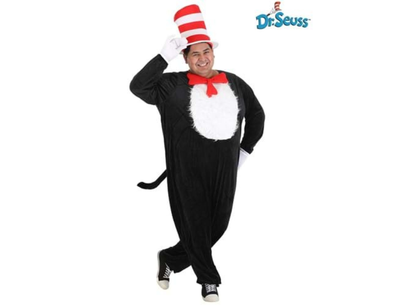 Cat and the hat costume for adults Pancakes pjs and pussy