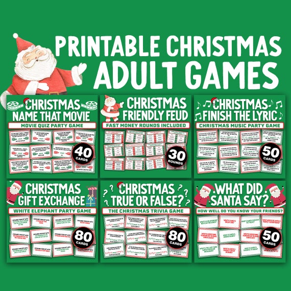 Christmas games adults printable Ghetto head porn