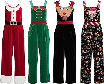 Christmas overalls for adults Adult circus monkey costume