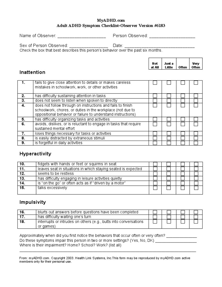 Conners adhd rating scale pdf for adults Asian vietnam porn