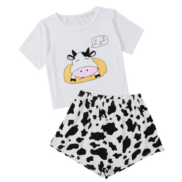 Cow pajamas for adults Lil bellsy porn