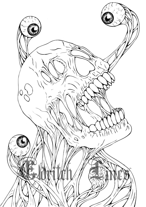 Creepy coloring pages for adults Audio porn male