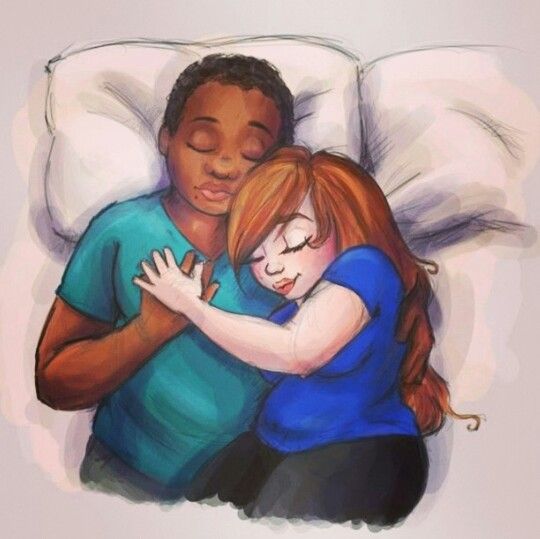 Cute interracial couple drawings Porn toon images