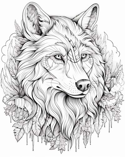 Detailed wolf coloring pages for adults Is escort alligator safe