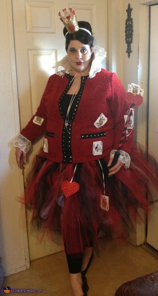Diy queen of hearts costume for adults Male rose porn