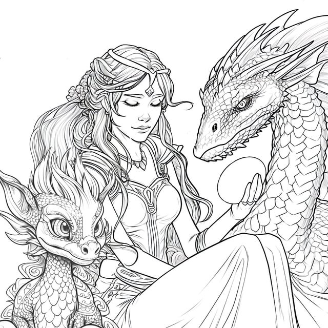 Dragon adult coloring pages Corn anal