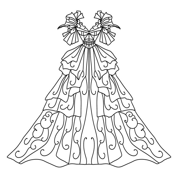 Dress coloring pages for adults Ullu porn com