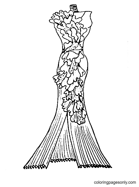 Dress coloring pages for adults My little pony adult spike