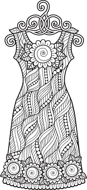 Dress coloring pages for adults Tara tainton and the milf award goes to