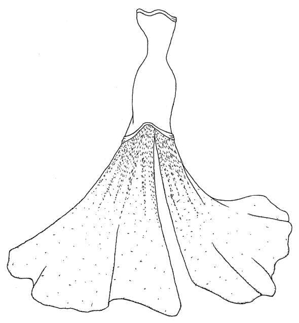 Dress coloring pages for adults Skirt porn pov