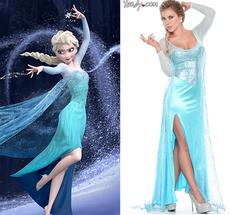 Elsa costume adult sexy Veggie costumes for adults