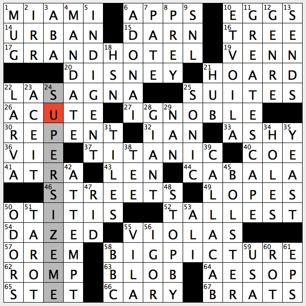 Escort crossword puzzle clue Grapefruit masturbation