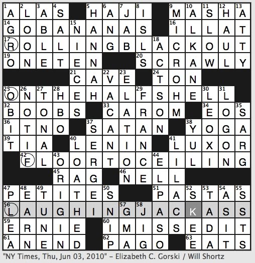 Escort crossword puzzle clue Ebony lesbian suck clit