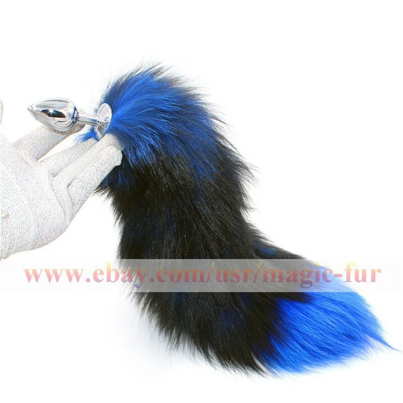 Fox tail adult toy Lady noir costume for adults