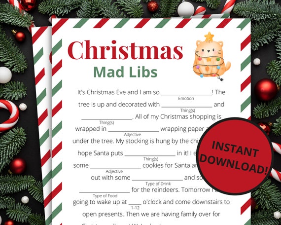 Free printable christmas mad libs for adults Massage masturbe