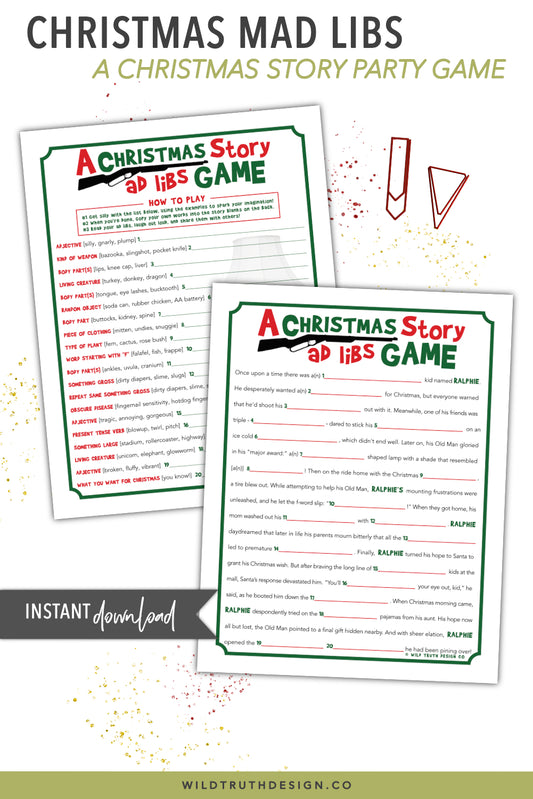 Free printable christmas mad libs for adults Tranny one porn