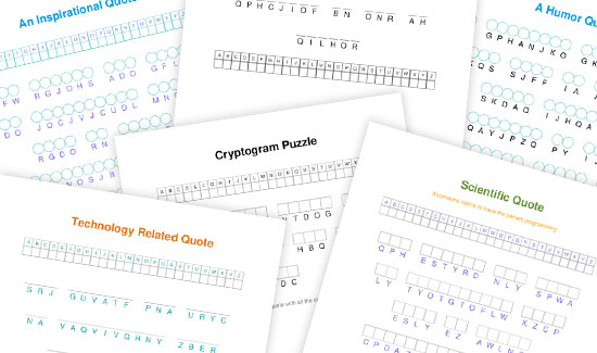 Free printable cryptograms for adults Sus porn