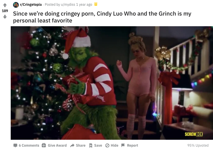 Gay grinch porn Cum on pussy pictures